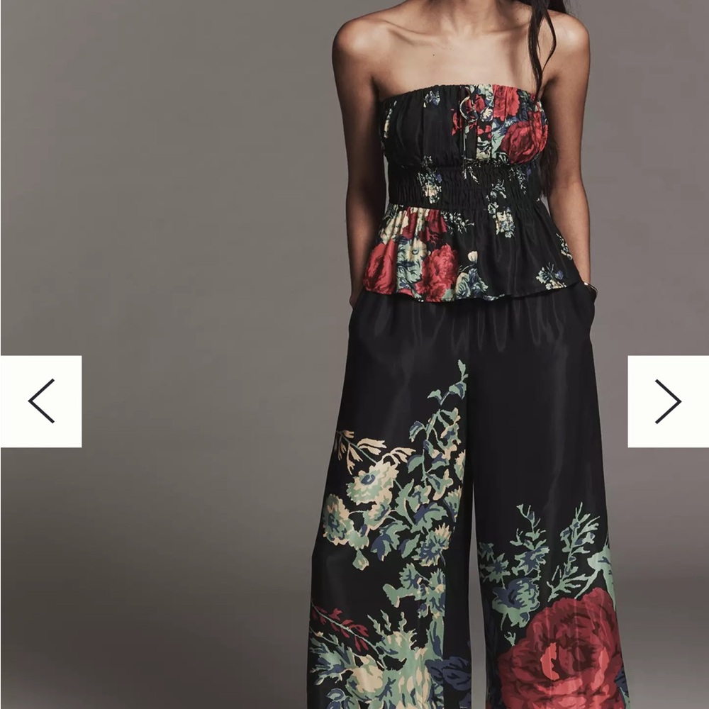 Anthropologie Somerset Silky Strapless Blouse NWT - Picture 2 of 4